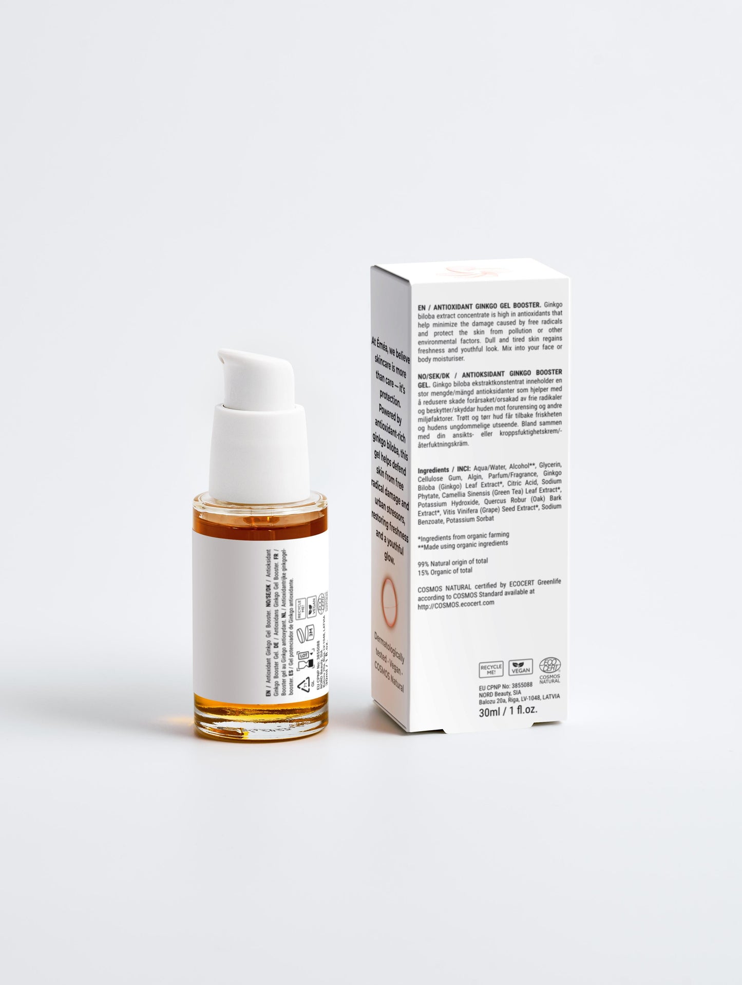 Antioxidant Ginkgo Gel Booster