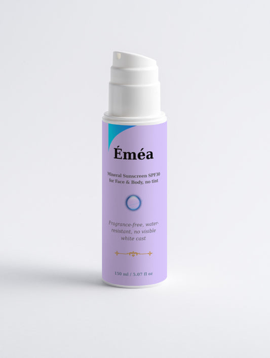 Mineral Sunscreen SPF30 for Face & Body, no tint